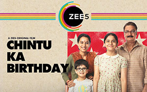 The lead cast of Zee5`s original film `Chintu Ka Birthday` (Release - June 5th, 2020)